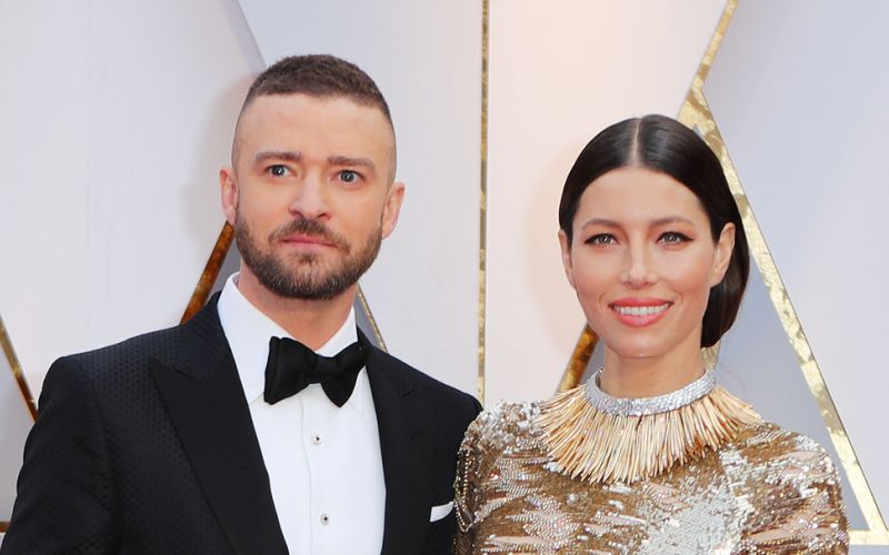 Justin Timberlake in Jessica Biel