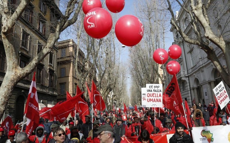 rim, protesti,