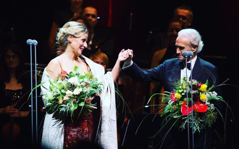 martina zadro 6 Martina with Jose Carreras at concert in Graz 2016.jpg