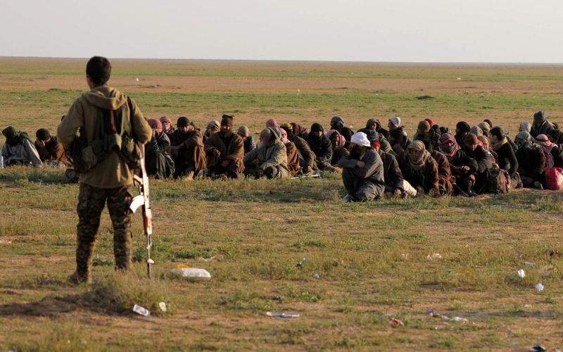 sirija, sdf, baghouz, civilisti,