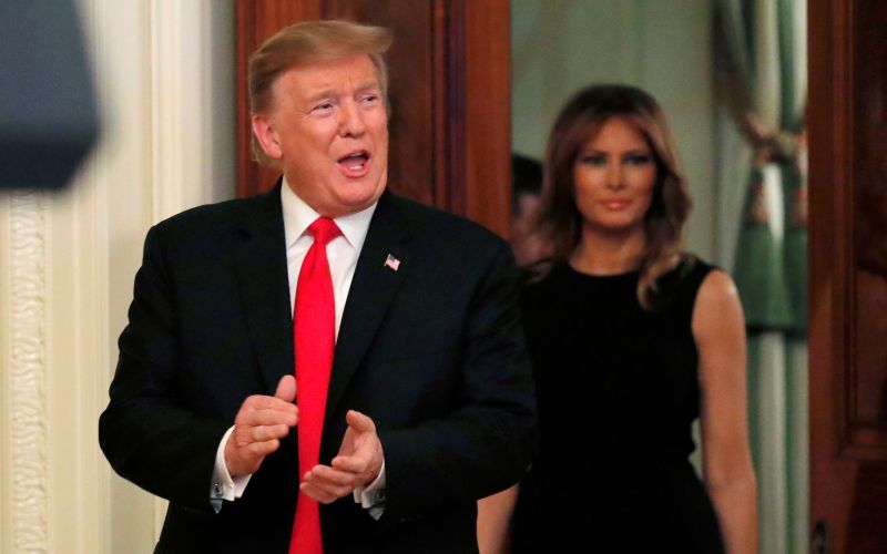 donald trump, melania