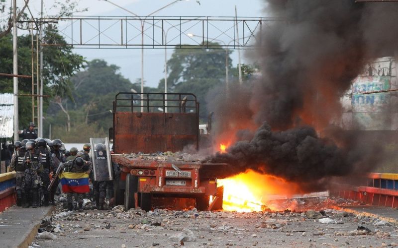 venezuela, meja, spopadi