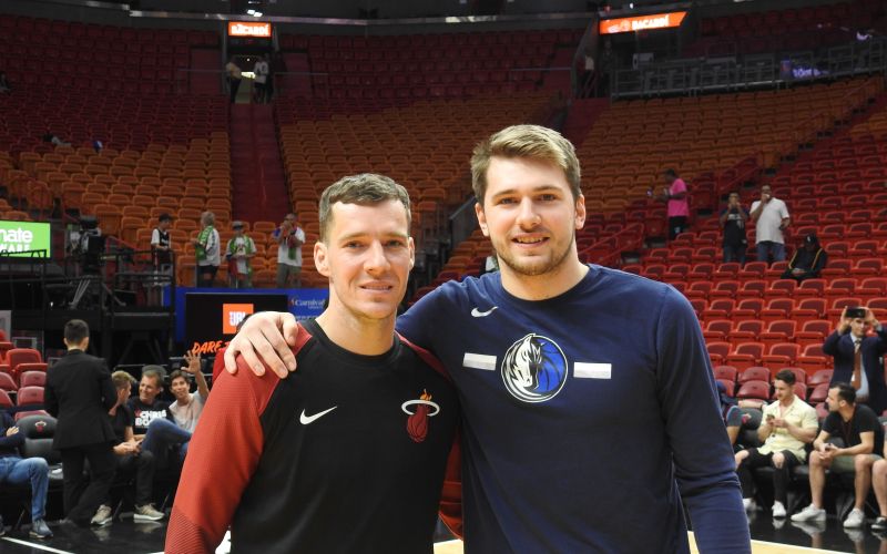 miami, dvoboj, slovenski navijači, luka doncic, goran dragič