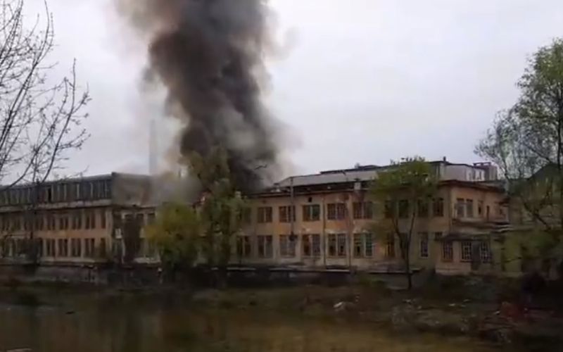 požar, tekstilna tovarna, karlovec