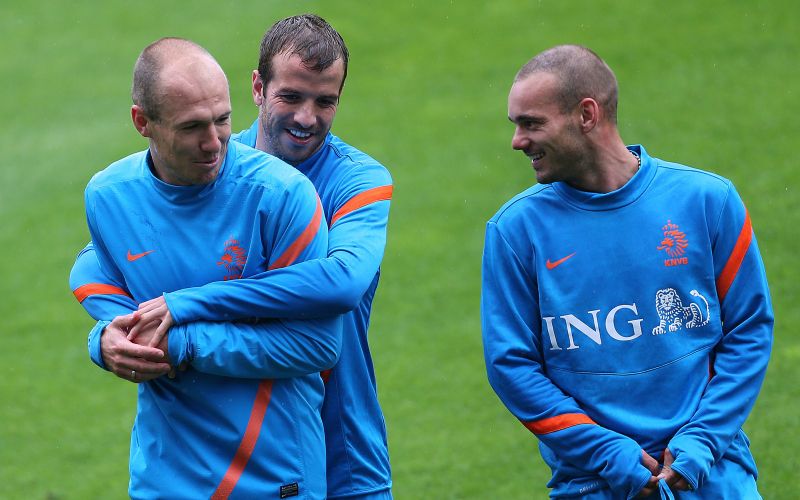 robben, van der vaart, sneijder