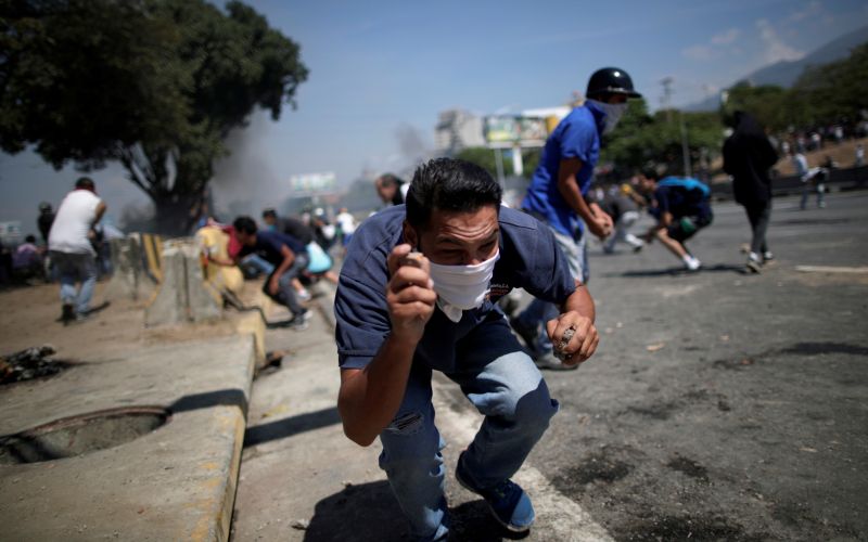 venezuela, državni udar, puč, 30. 4. 2019