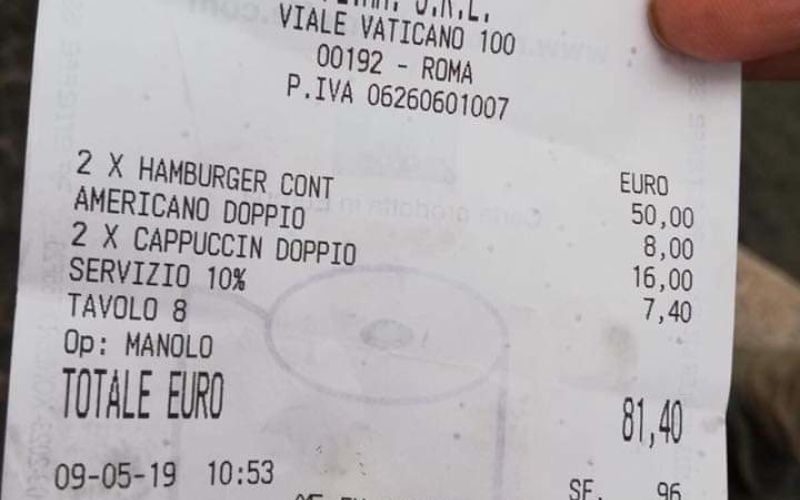 račun, burger, cena