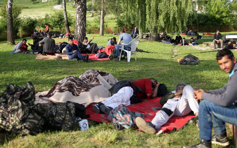 velika kladusa, migranti