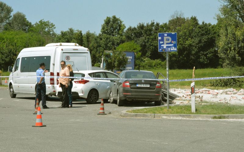 Hrvaška, avtocesta A3 Novska - Okučani, počivališče, nesreča