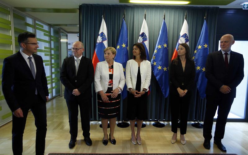 Klemen Groselj, Ljudmila Novak, Tanja Fajon, Irena Joveva, Milan Brglez, marjan šarec