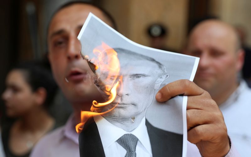 protesti, gruzija