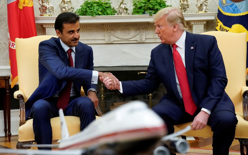 Tamin bin Hamad al Tani, Donald Trump