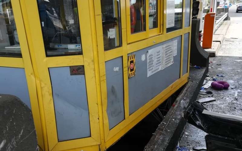 sveta helena, cestninska postaja, prometna nesreča