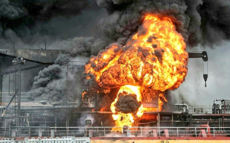 ulstan, tanker, eksplozija, Yonhap via REUTERS