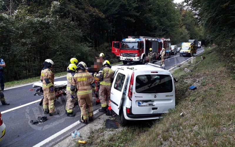 Prometna nesreča, turjak