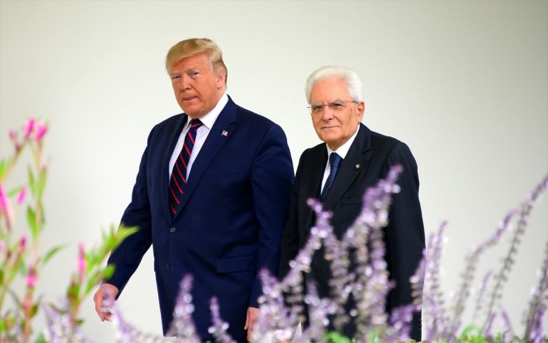 Donald Trump, Sergio Mattarella,