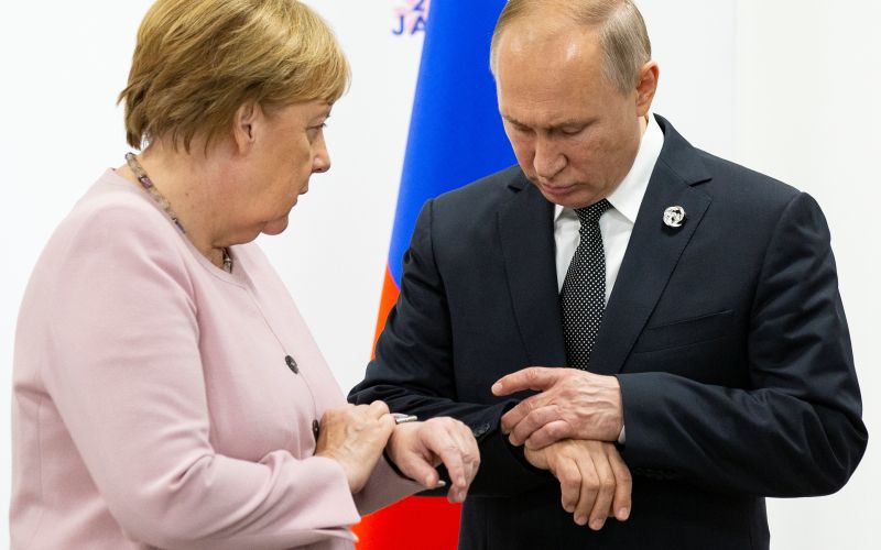Angela Merkel, vladimir putin