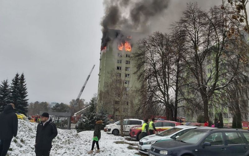 Presov, eksplozija plina, slovaška