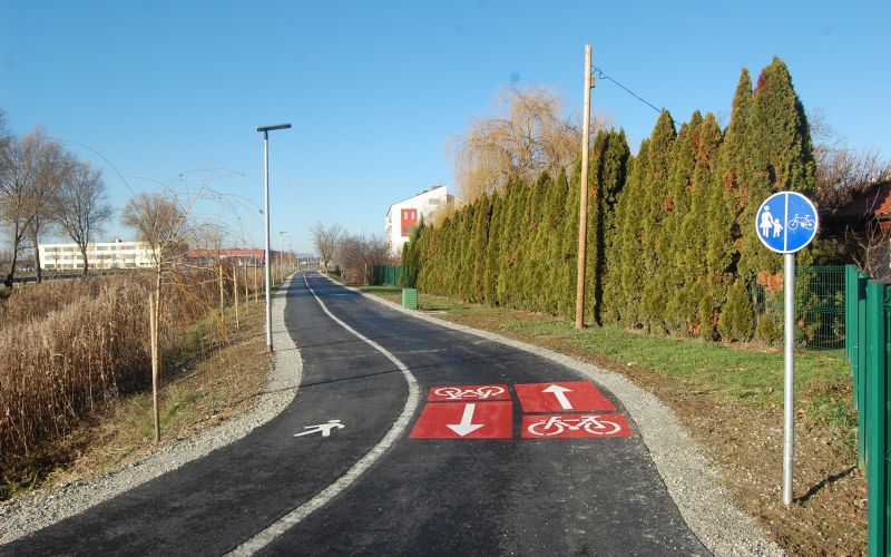 lendava, pešpot, kolesarska-steza