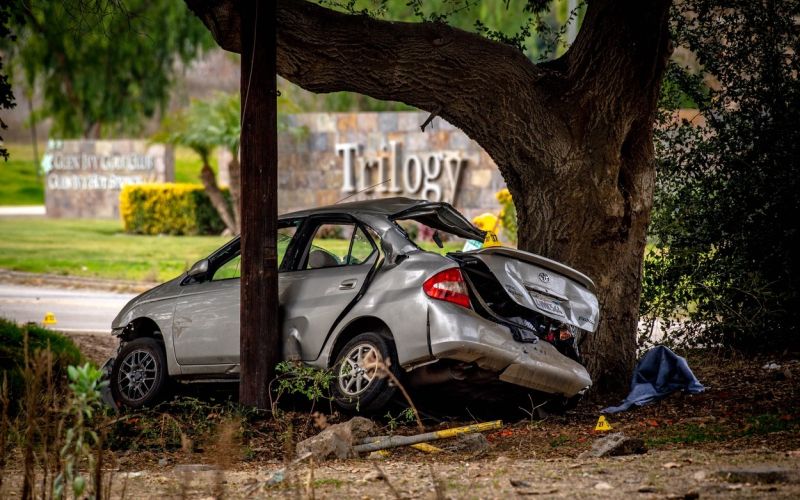temescal-valley, prometna-nesreča, toyota-prius