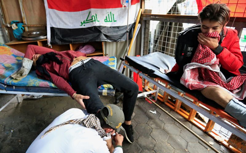 protesti, bagdad