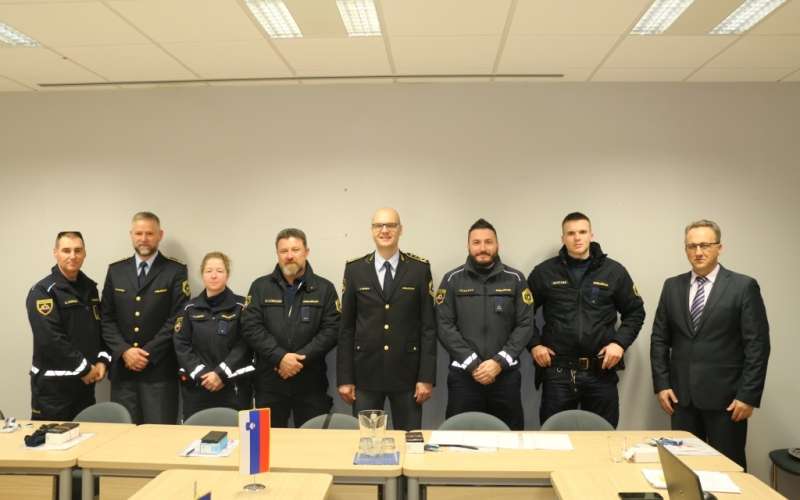 policisti, odprava v Severno Makedonijo