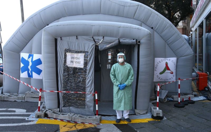 genova, italija, koronavirus