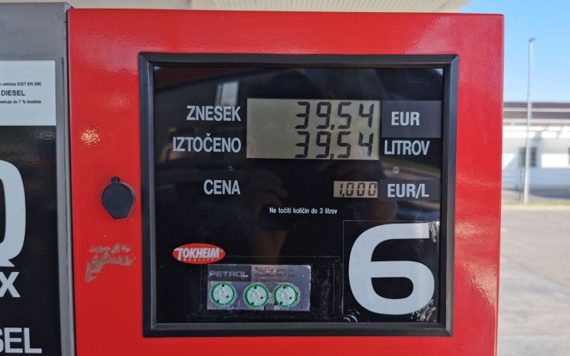 en evro en liter