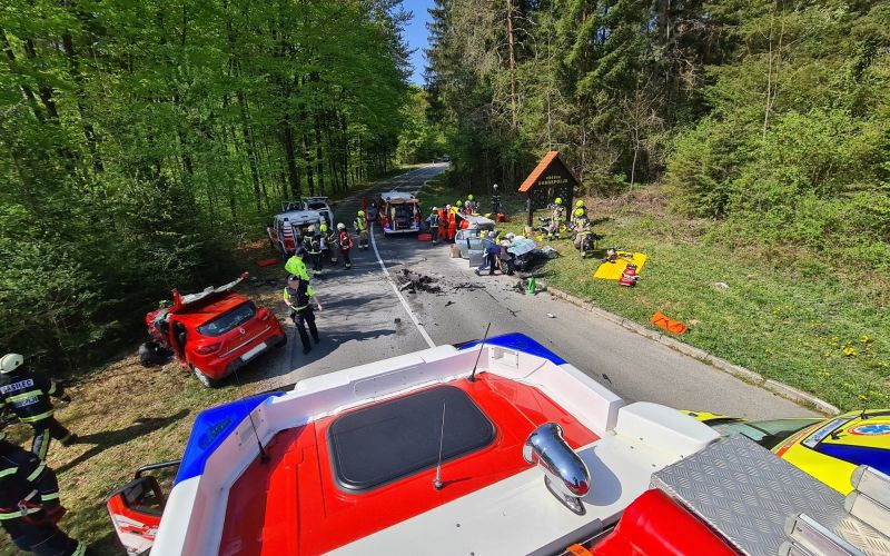 prometna nesreča pri Čušperku