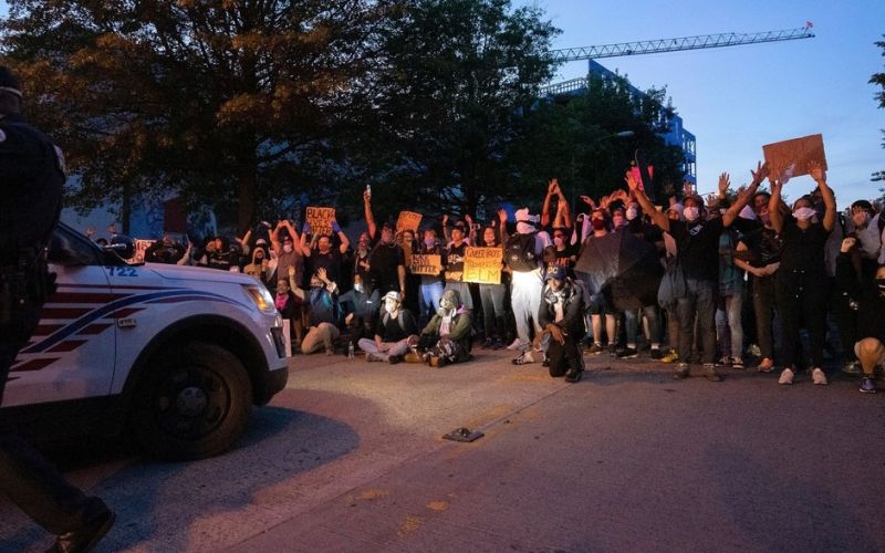 protesti, george floyd, wahington dc