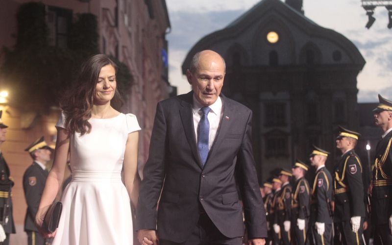 Proslava ob dnevu državnosti, janez janša, urška bačovnik