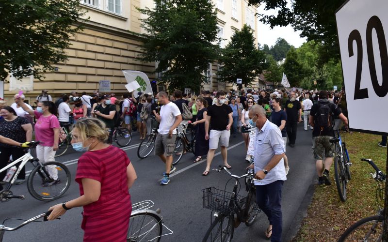 protest, shod, 31.-7.-2020