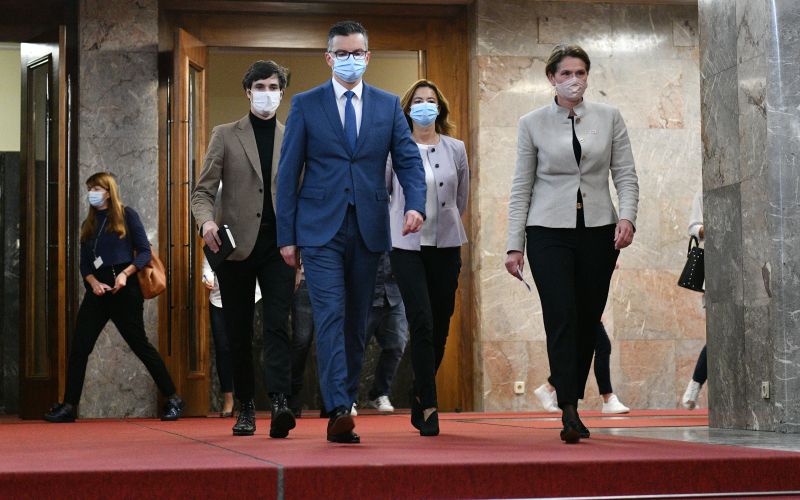 koalicija ustavnega loka, luka mesec, tanja fajon, alenka bratušek, marjan šarec
