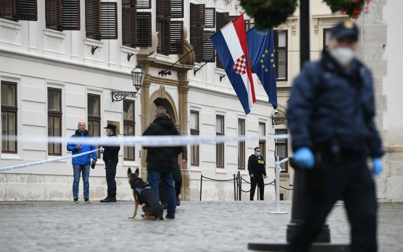 streljanje, zagreb, trg-svetega-marka1, policija, hrvaška-policija