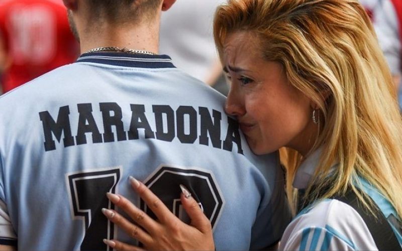 diego-maradona, pogreb