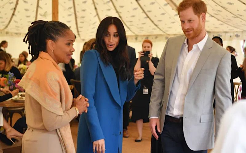 Meghan in Harry