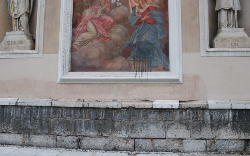 freska, ljubljanska stolnica, stolna cerkev