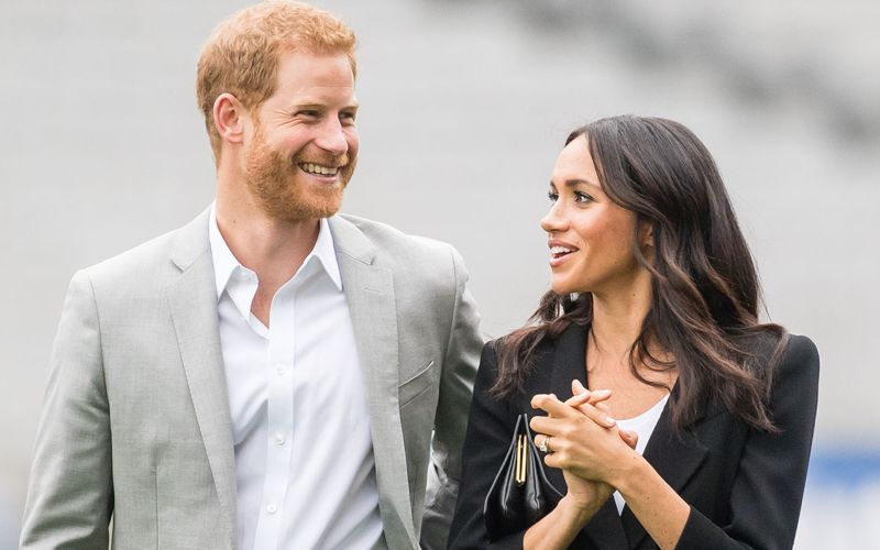 Meghan in Harry