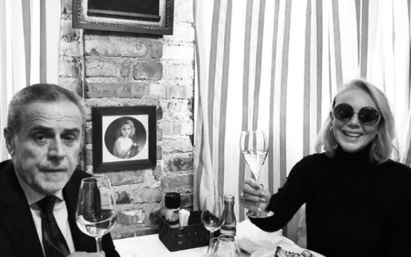 Milan Bandić in Lepa Brena