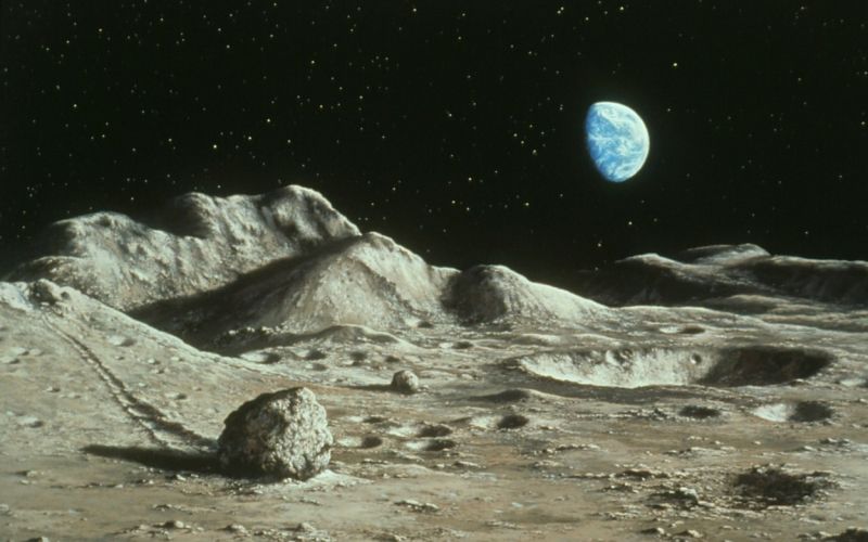 luna, zemlja,