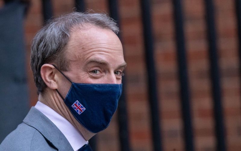 Britanski zunanji minister Dominic Raab