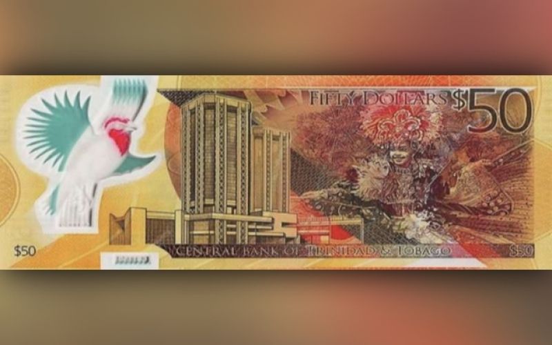 Bankovec s Trinidada in Tobaga za 50 dolarjev