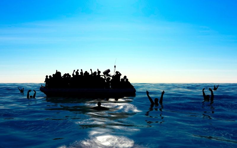 migranti, čoln