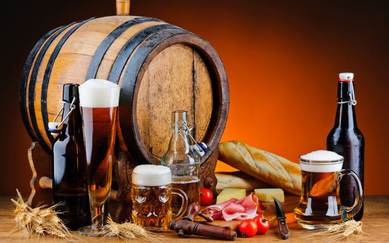 vodilna, hrana in pivo