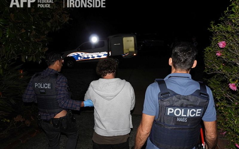 operacija-ironside, operacija-trojanski-ščit, avstralska-policija