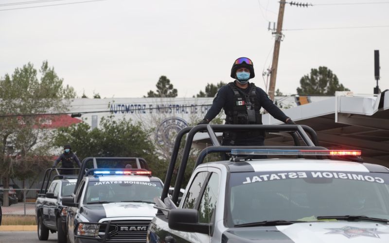 Mehiška policija, Juarez, Chihuahua