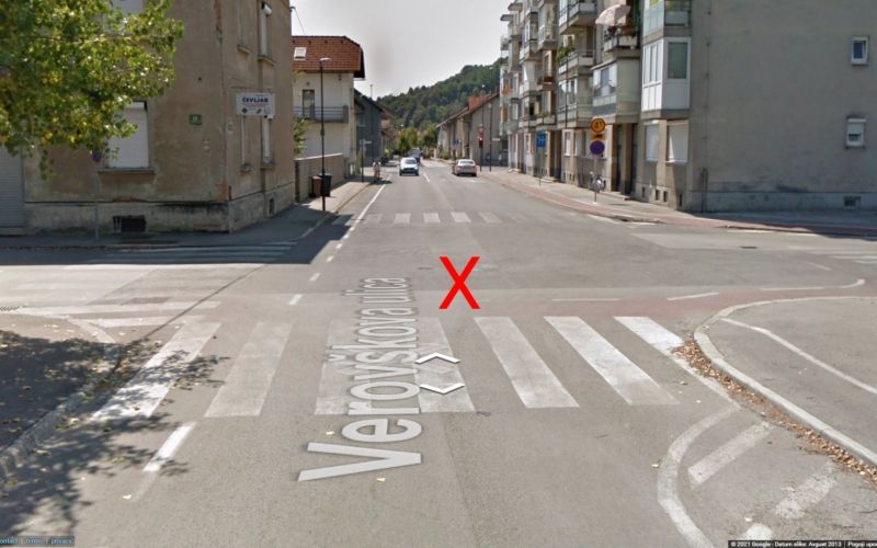 verovškova, incident