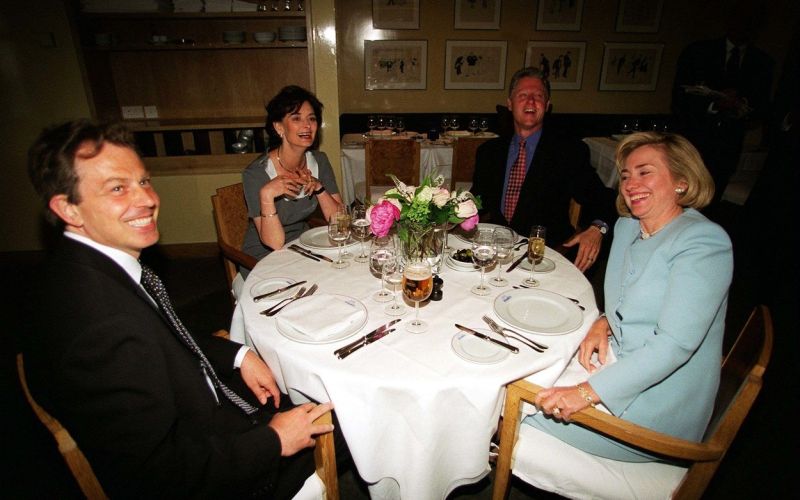 bill clinton, tony blair