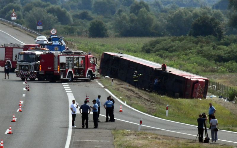 slavonski-brod, hrvaška-avtocesta, nesreča-avtobusa