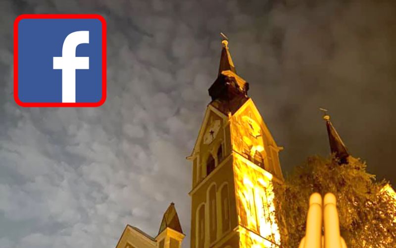 Facebook in cerkev